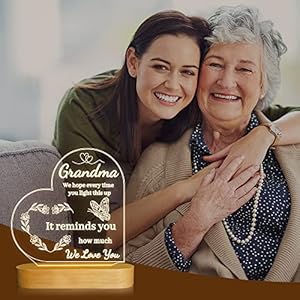 Grandmasbirthdaymothersdaygiftssoftwarmwhitenightlight Urban Country Home Decor Grandmas birthday mothers day gifts soft warm white night light urban country home decor