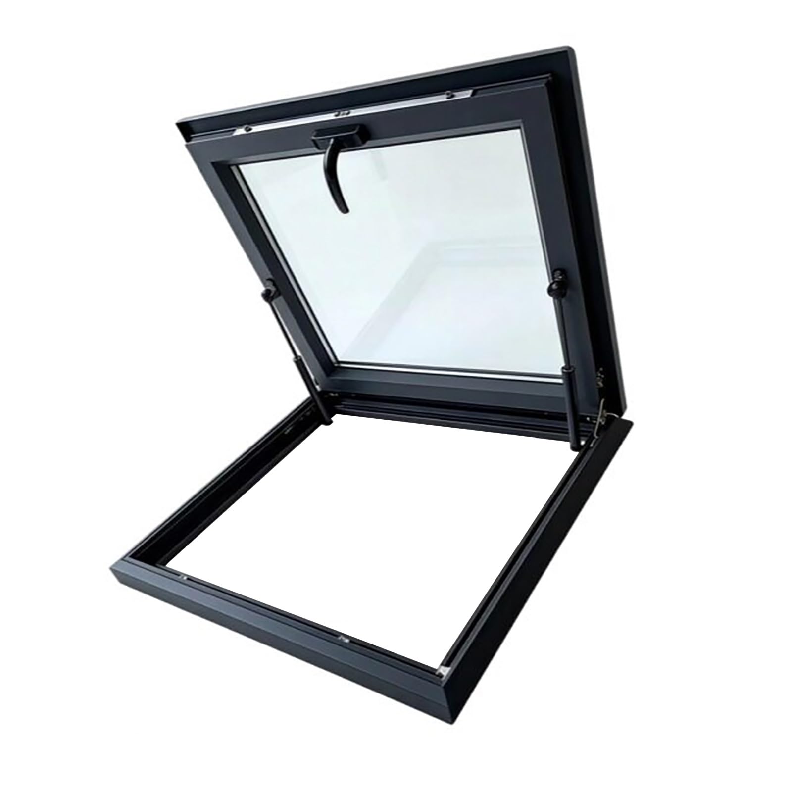 Faxjru Women's Gray Skylights & Roof Windows,Manual Ventilation(75 * 55Cm)