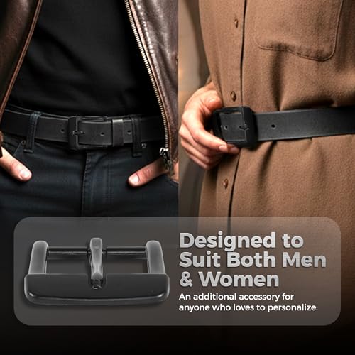 Image of VP Leather Replacement Belt Buckle for Men and Women, Removable Metal Frame | Replacement Belt Buckle, Fits 1-1 /2 inch or 1-1 /4 inch Belts, Antique Silver, Brass, Copper, Black or Stainless Steel Finishes