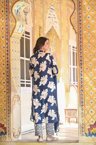Image of ANNI DESIGNER Women's Cotton Blend Kurta Pant With Dupatta