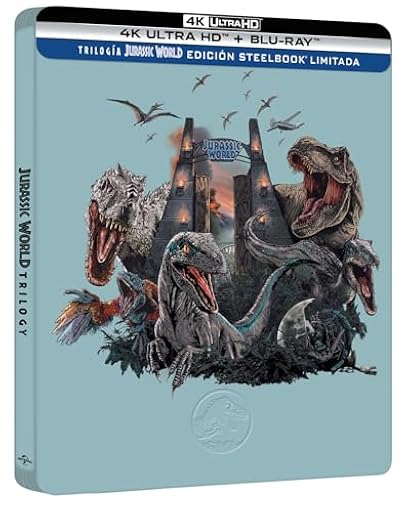 Trilogía Jurassic World (4K UHD + Blu-ray) (Ed. Especial metálica) [Blu-ray] | Ya disponible en tu tienda friki favorita! En mundofriki.es!