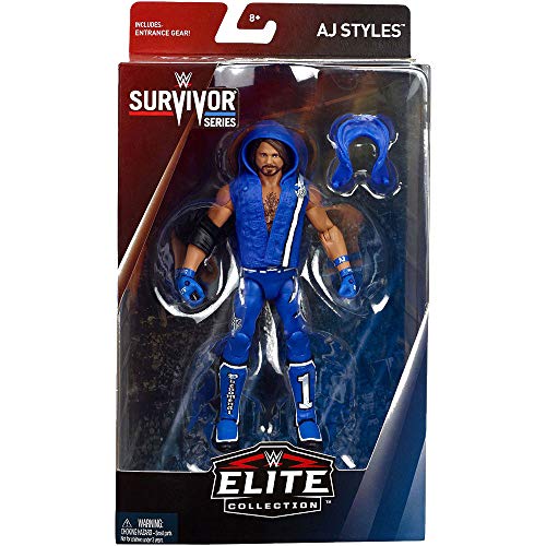 WWE AJ Styles Elite Survivor Series 2018 Mattel Toy Wrestling Action Figure