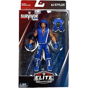 WWE AJ Styles Elite Survivor Series Limited Edition Figurine d’action Wrestling Catch