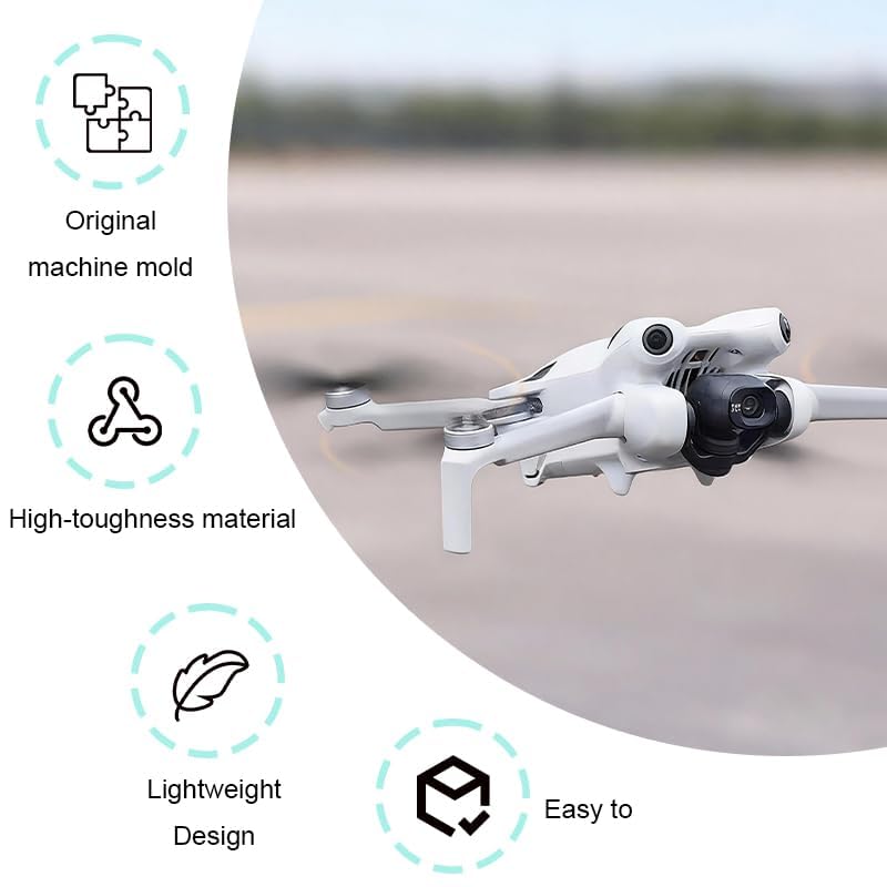 Śmigła 6030 do dronów DJI Mini 4 Pro i Mini 3 Pro, ciche i wydajne ostrza zamienne, trwałe akcesoria do dronów, łatwe w montażu za pomocą śrub i śrubokrętów w zestawie