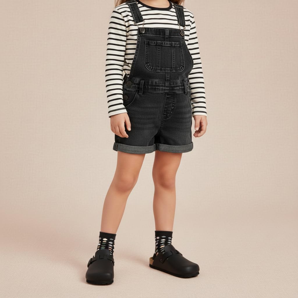 CUSHIONAIRE Kid's Hana Cork footbed clog with Genuine Leather upper, Faux Fur lining, and +Comfort - Image 6