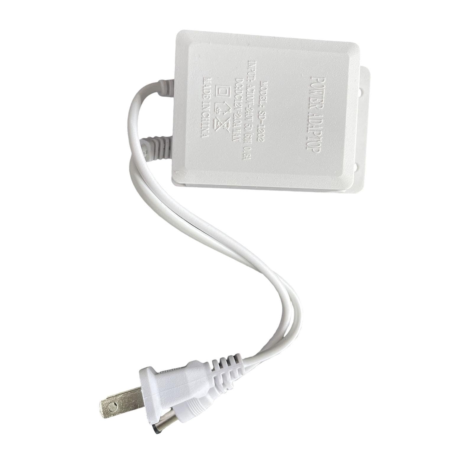 12V 2A AC Adapter Charger Sturdy Wall Plug for LED Strip Lights Router white-image-36