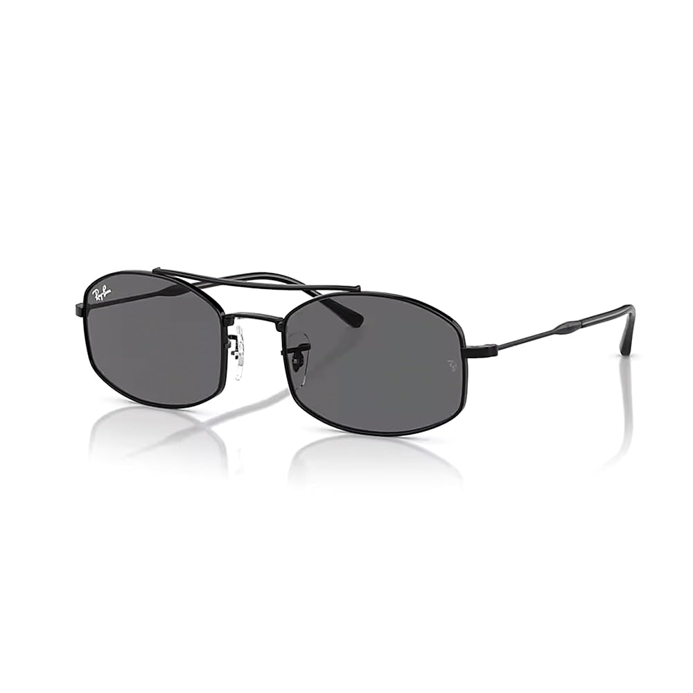 Amazon.com: Ray-Ban RB3719 002/B1 51MM Black/Crystal Lens