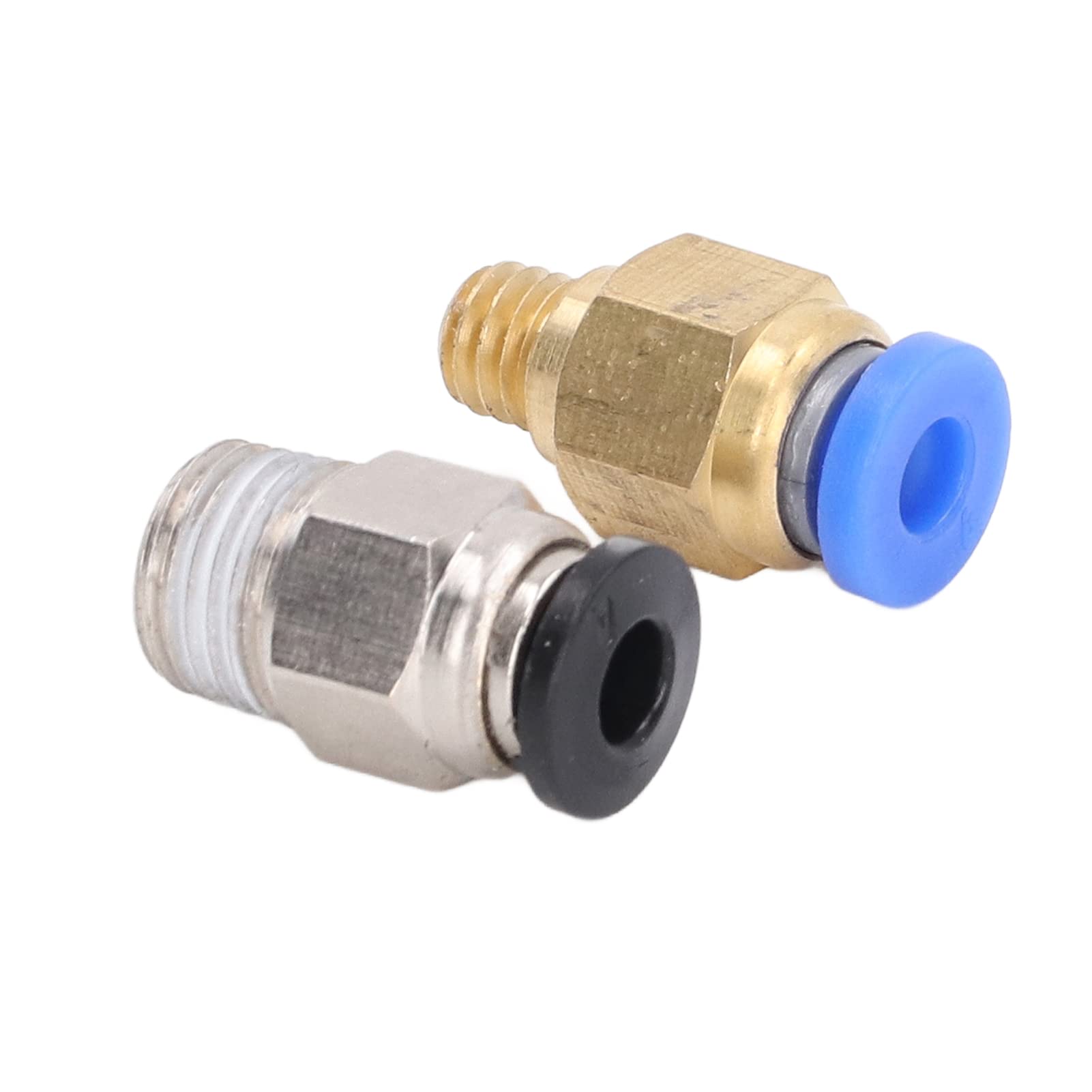 10x PC4-M6 Pneumatik-Stecker – Für 4 Mm Schläuche, M6 Gewinde, Aus Kupfer