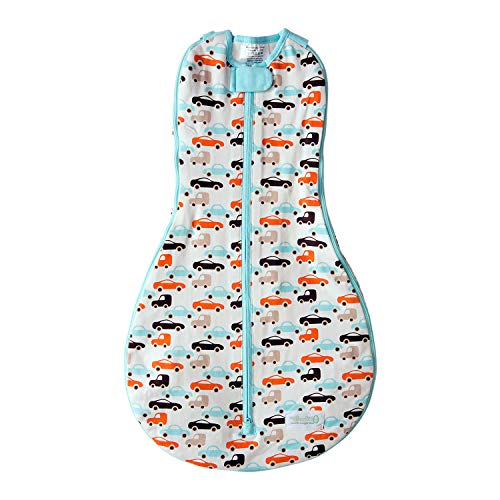 Image of Woombie Nursery-swaddling-Blanket (0-18 Months, Boys and Toys)