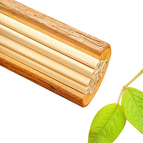 10 lápices HB de madera natural sin pintar miniatura 5