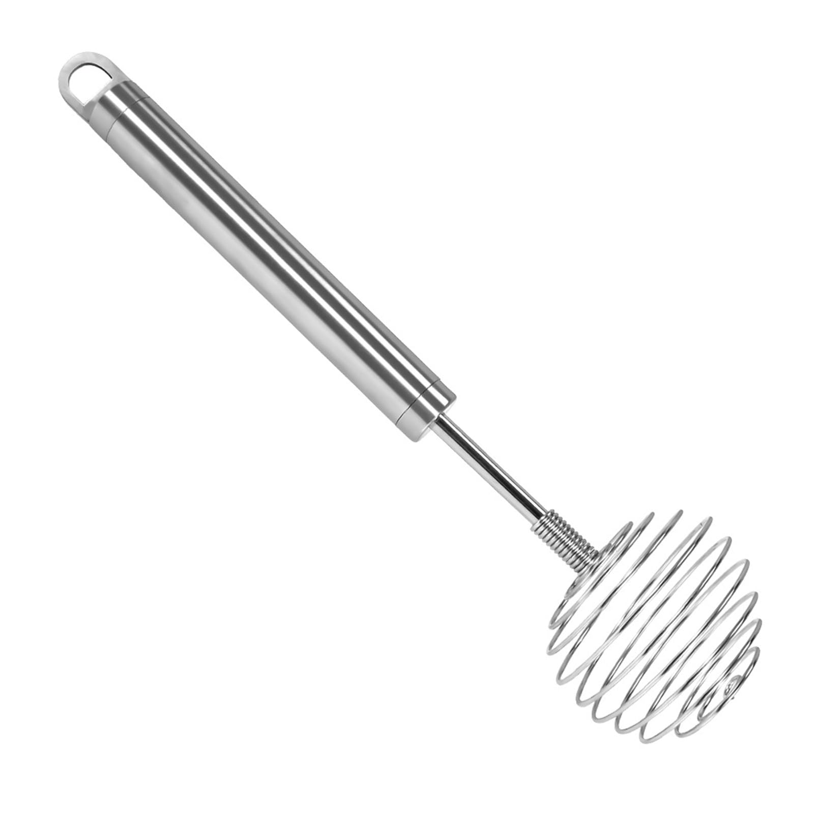 X-Institute Stainless Steel Spring Eggs Whisk Hand Push Stir Blenders Handheld Butter Mixer for Blending, Whisking, Beating Beater