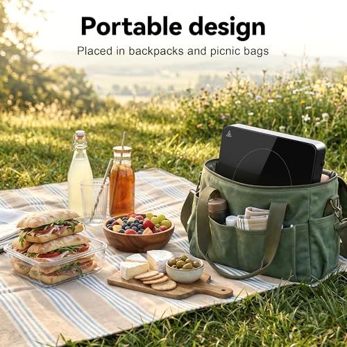 Image of SilentPro Tech, 45dB Quiet Cooking Hot Plate: Portable Electric Burner with Boil-Dry Protection & 6 Heat Settings - Electric Stove with 2026 Precision Temp Control
