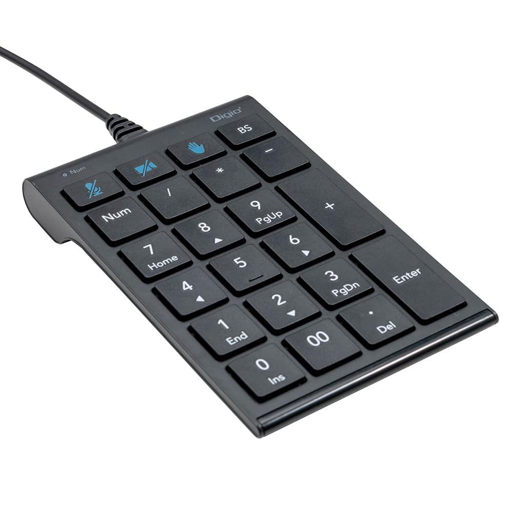 Amazon.co.jp: Digio2 USB テンキーボード 有線 Zoom対応割り当てキー
