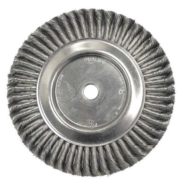 Twist Wire Wheel Wire Brush, Arbor, 10