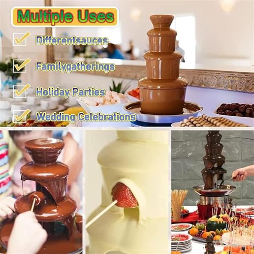 Máquina de Fuente de Chocolate 6 Capas Acero Inoxidable miniatura 2