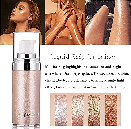 image for Go Ho Face Body Illuminator,Liquid Highlighter Makeup Drops,Moisturizi