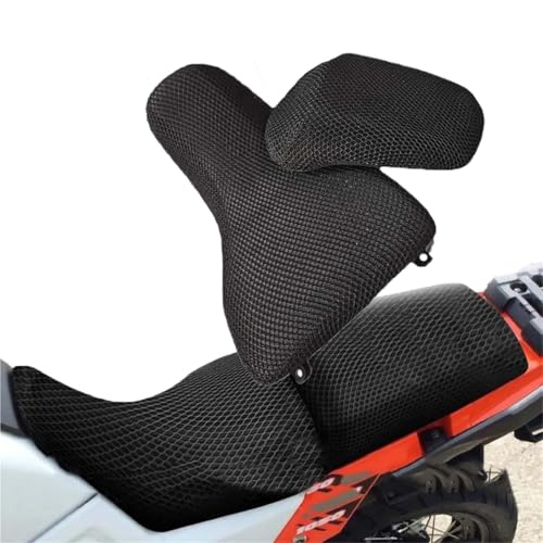 Funda de asiento moto malla 3D Suzuki Vstrom 1050 para evitar sudor y calor extremo