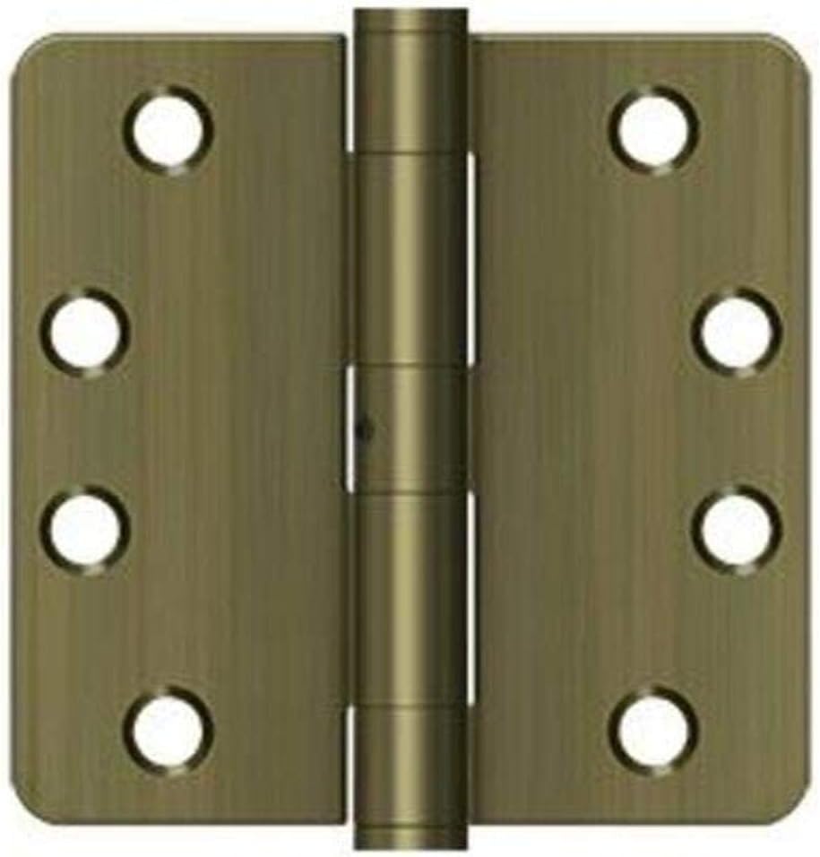 Deltana S44R4HDN26 HD Nrp Steel 4-Inch x 4-Inch x 1/4-Inch Radius Hinge