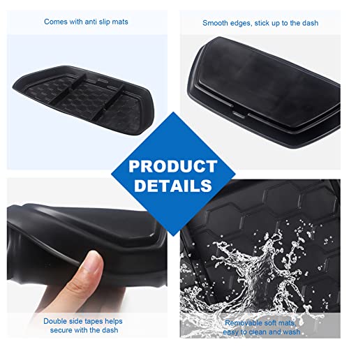 Image of CDEFG for 2022-2024 Frontier Pickup Truck Center Console Dash Organizer 2023 2024 Nisan Frontier Truck Dashboard Table Tray Storage Box Dash Phone Holder 2024 Frontier Truck Accessories