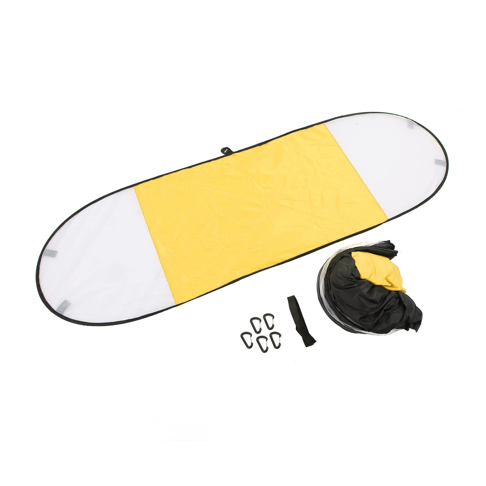 SIXRUN Sofá Inflable para Exteriores, Tumbona Inflable Portátil, sofá de Aire para Acampar, Senderismo, sofá Inflable, Lágrima (Negro más Amarillo)