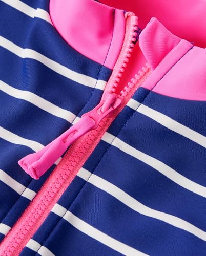 Image of Gymboree Girls and Toddler Long Sleeve Rashguard One Piece Swimsuit