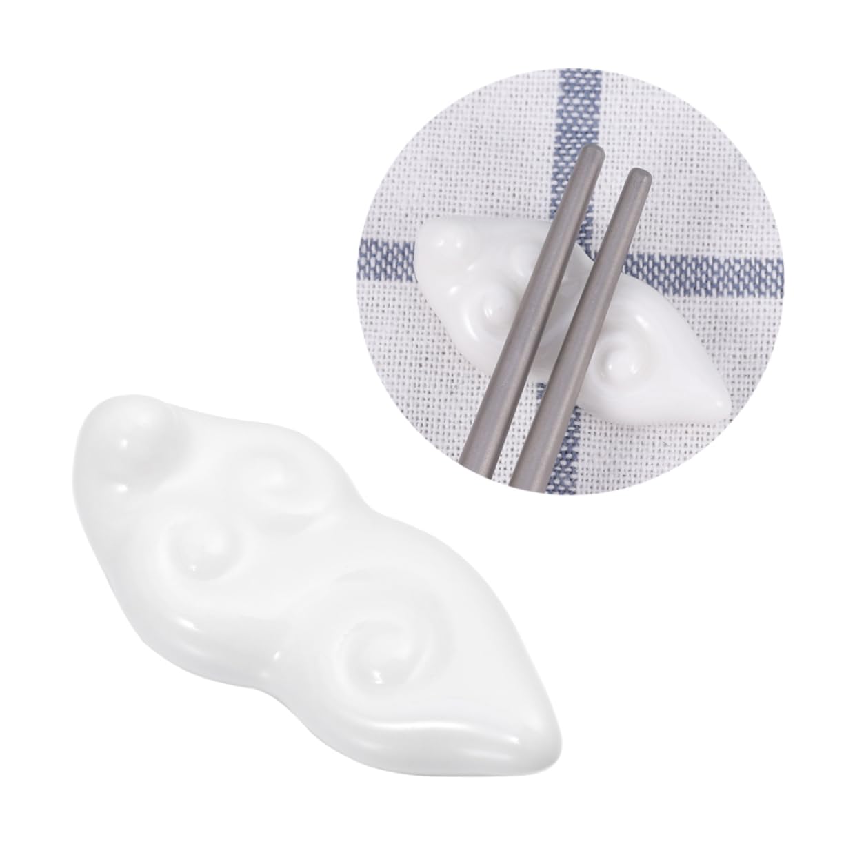 FUNOMOCYA 6 Pcs Cloud Chopsticks Rack Tableware Rest Holder Chopsticks Rest Rack Cloud Chopsticks Holder Chopsticks Rest Holder Chopsticks Stand Rest Tableware Supplies