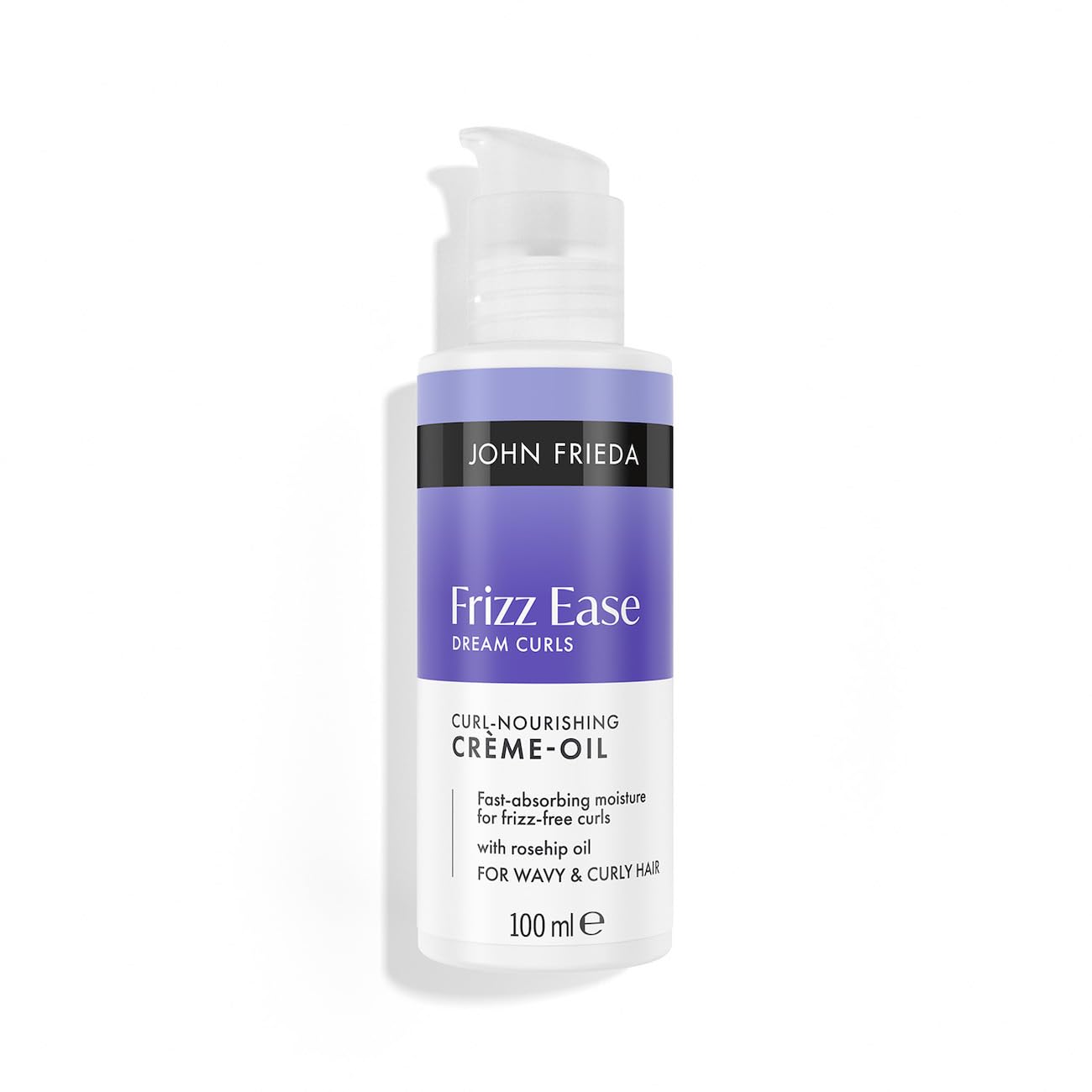 John Frieda Frizz Ease Dream Curls Curl Defining Oil 100ml. Curly Hair Oil for Soft Shine, Frizz Control and Defined Waves