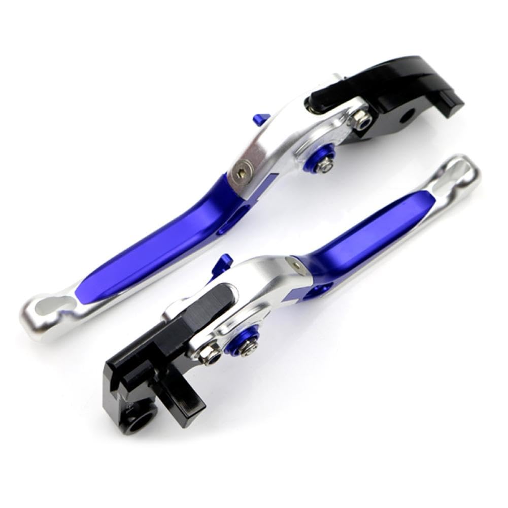 EraGtaVgs Clutch Brake Levers Compatible with YZF-R1 2015 2016 2017 2018 2019(Ships from: China Mainland; Blue Silver)