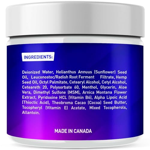 Image of Pharmapulse Neuropathy Nerve Therapy & Relief Cream - Maximum Strength Relief Cream for Foot, Hands, Legs, Toes Includes Alpha Lipoic Acid, Arnica, Vitamin B6, Aloe Vera, MSM - Effective Soothing 4oz