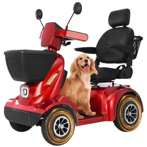 Image of 32Miles All-Terrain Heavy-Duty Mobility Scooter for Seniors &Adults