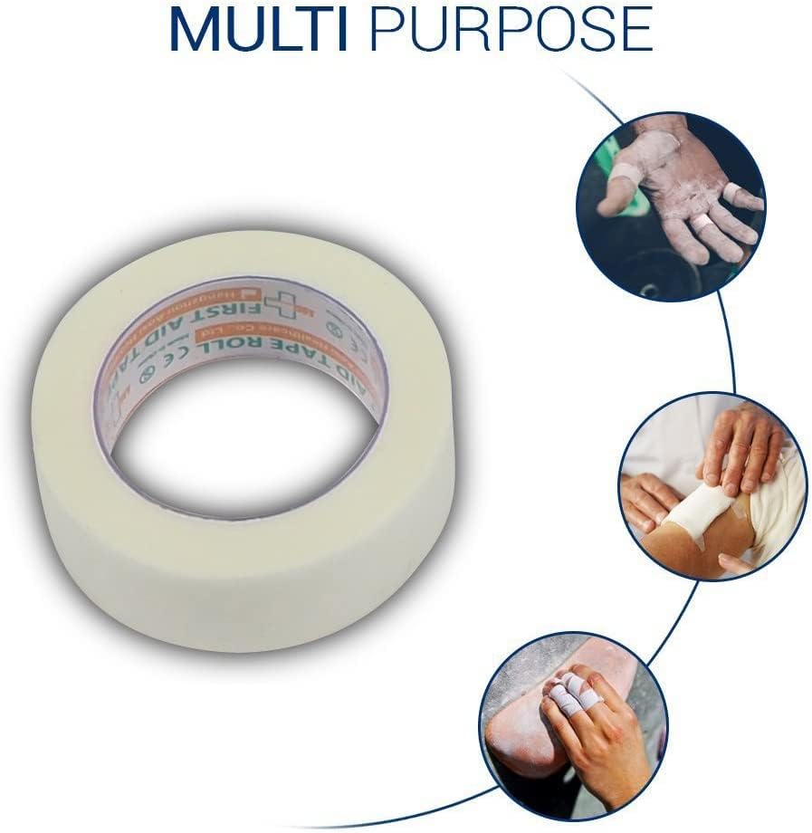 Miniatura 7 de General Medi Vendaje conforme, paquete de 24 rollos de vendaje de gasa con 3 cintas médicas adicionales (4 pulgadas x 5 yardas estiradas)