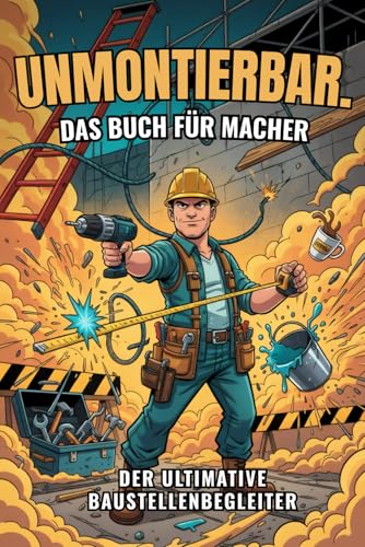 UNMONTIERBAR: Das Buch für Macher – Baustellenhumor, Handwerker-Fails, Fakten, Sprüche, Anekdoten & Mitmachseiten | Humor für Handwerker – ... Mitmachen | Beliebtes Geschenk für Handwerker
