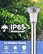 SonPen Solarlampen für Außen 6 Stück LED Solarleuchten Garten, IP65 Wasserdichte Edelstahl Solar Gartenleuchten, Energiesparend Solar Lampe Outdoor für Terrasse, Rasen, Hof, Wege(WarmWeiß)