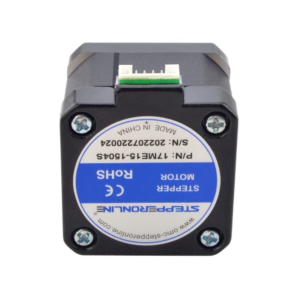 STEPPERONLINE E Series Nema 17 Moteur pas à pas 0,9 degré 30Ncm 1.5A 42 * 38mm Moteur pas à pas pour imprimante 3D CNC