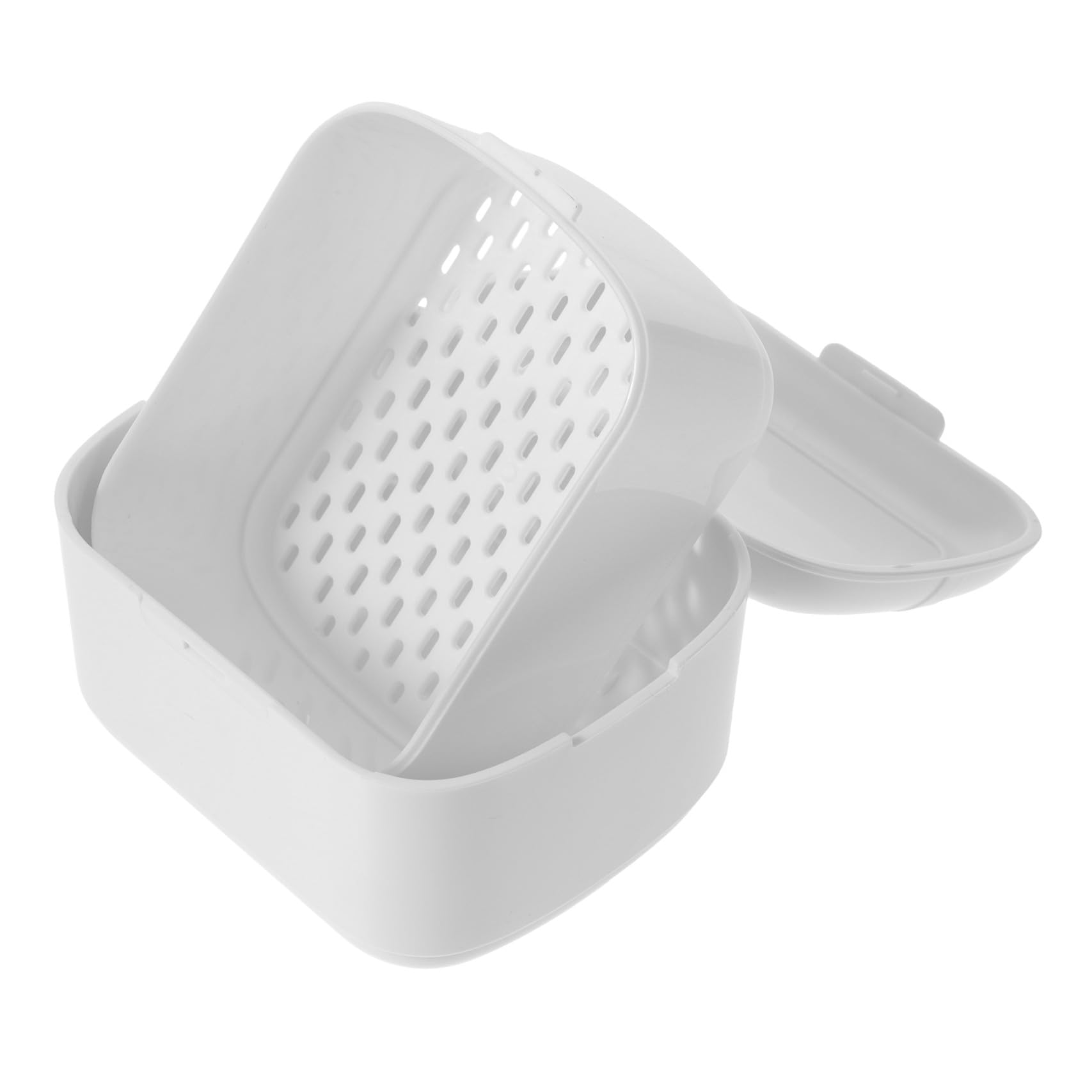 Healvian 4pezzi Scatola Portatile Per Dentarie Contenitore Compatto Per Apparecchi Ortodontici Accessorio Pratico Per Pulizia e Conservazione Per Viaggi e Uso Quotidiano