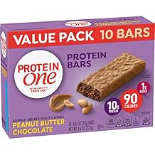 Protein One 90 Calorie Keto Protein Bars, Peanut Butter Chocolate, 10 ct