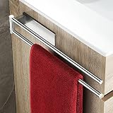 【Aplicación】Adecuado para baño, cocina, aseo, toallero se puede instalar junto al armario del baño o el lavabo.