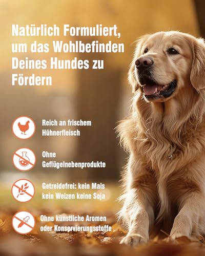 REVER Trockenfutter für ausgewachsene Hunde, getreidefrei, 65% Tierprotein – Ansicht 4