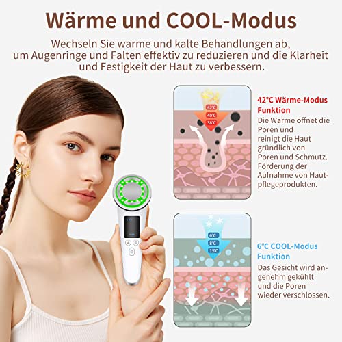 Gesichtsmassagegerät AidSci Ultraschallgerät für Hautpflege
