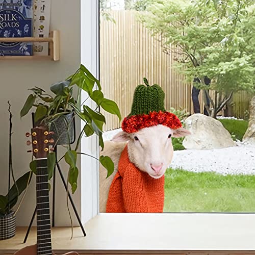 Goat Sticker Wall Decal Cute Goat With Hat Scarf Wall Decor Sticker Funny Animal Sticker For Wall Window Kids Room Kitchen Bathroom Fridge Closet Sticker Decor #TOP4