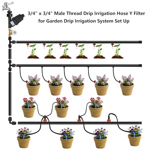 3/4 Inch Drip Irrigation Inline Hose Filter for a Smooth Irrigation System by Yulaiyoen - Used condition - Image 6