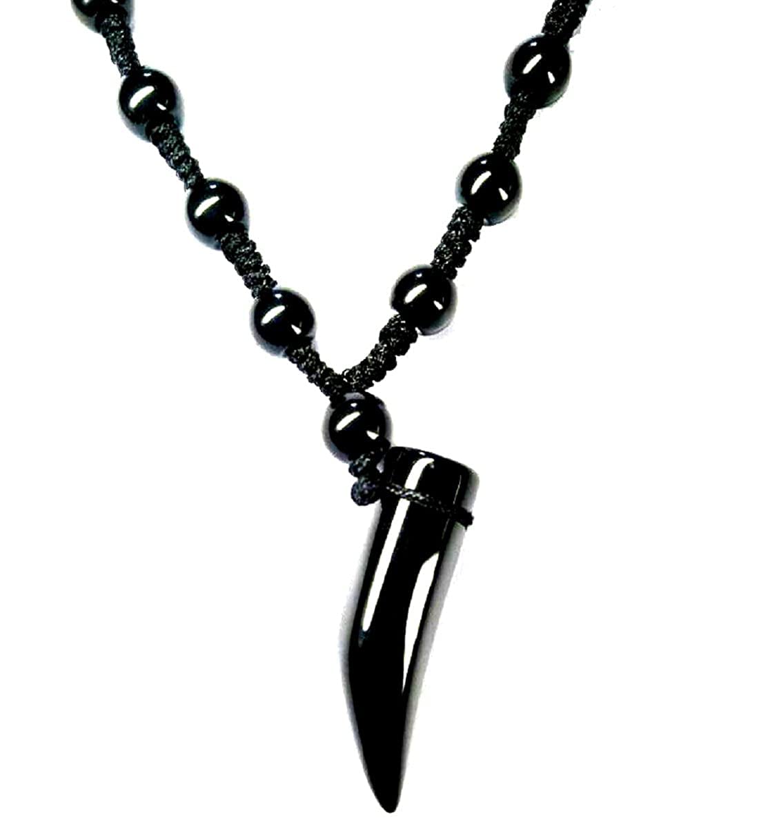 Perfect4U Chain With Stone Pendant for Mens & Boys - (Black). M9K3E (B09KNWPWW3) Amazon Price History, Amazon Price Tracker