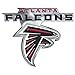 FANMATS NFL Atlanta Falcons Alternative Color Logo Emblem, Red, One Size