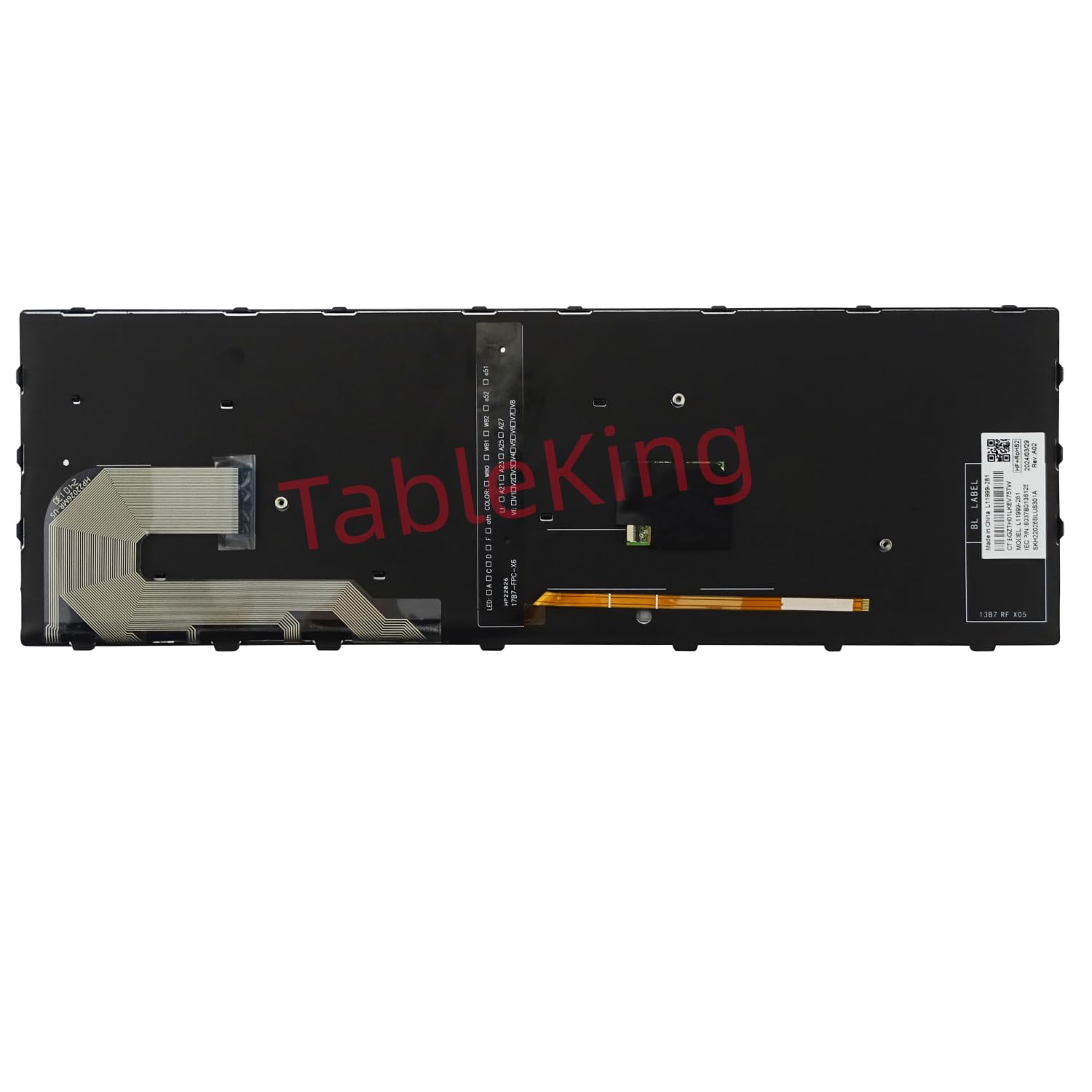 Teclado Plateado de Repuesto con retroiluminación para HP EliteBook 850 G5 850 G6 855 G5 750 G5 755 G5 ZBook 15u G5 ZBook 15u G6 (España)