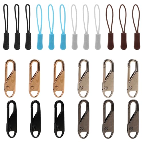Arcjunys 24 Stück Reißverschluss Zipper Set