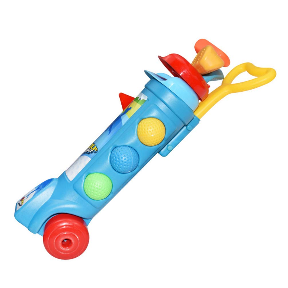 TOYANDONA 1 Set/11pcs Kids Golf Club Set Children Golf Sports Toy Parent-child Interactive Early Development Toys for Family Indoor Outdoor Game (Random Color)