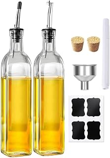 500ml Capacity Oil Bottle for Kitchen Food Grade Glass Cooking Oil Container