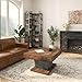 Tribesigns Square Coffee Table, Wood Center Table for Living Room, 31.5