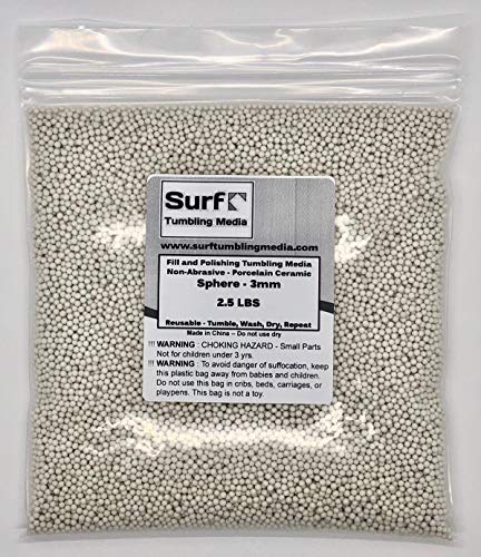 Surf Tumbling Media - Fill and Polishing Tumbling Media - 2.5 LBS