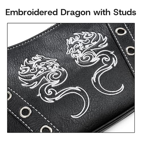 Y2K Small Shoulder Bag Goth Punk Studded Purse for Women4